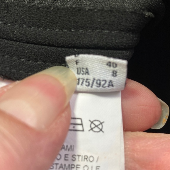 Pinko Black Crop Top with Pom-Pom Detail - Picture 4 of 9